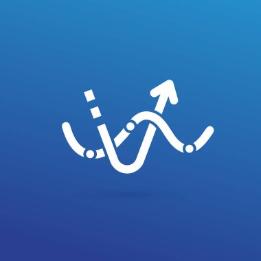 Vektör tasarım logo çekiç ve ok. Mahkeme piktogram, avukat soyut simgesi