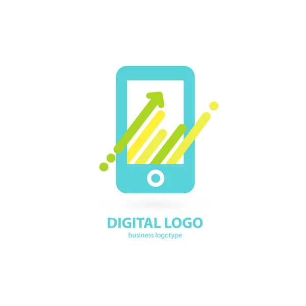 Ілюстрація Дизайну Логотипу Бізнес Веб Маркетингу Вектор Щасливий Чоловік Веб — стоковий вектор