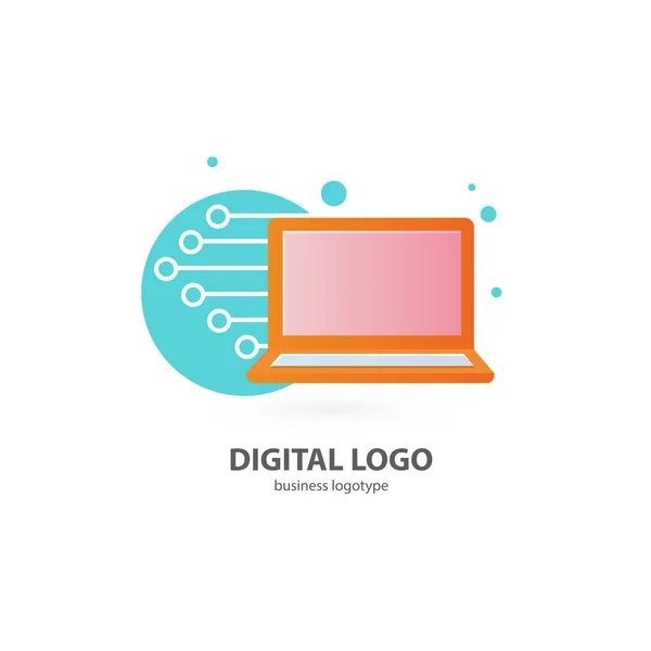 标识业务网络营销的插图设计 矢量计算机 Web — 图库矢量图片