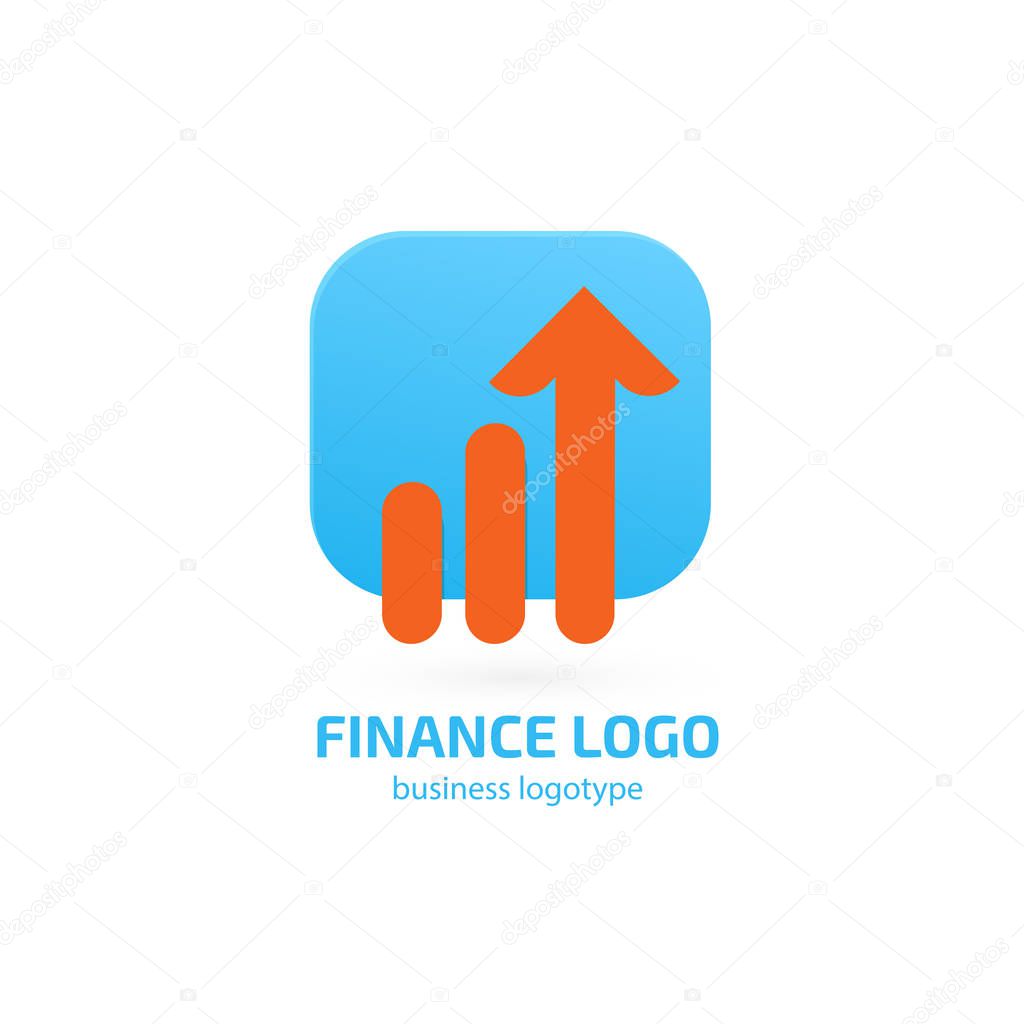 Vector design logo hammer and arrow. Court pictogram, lawyer abstract icon