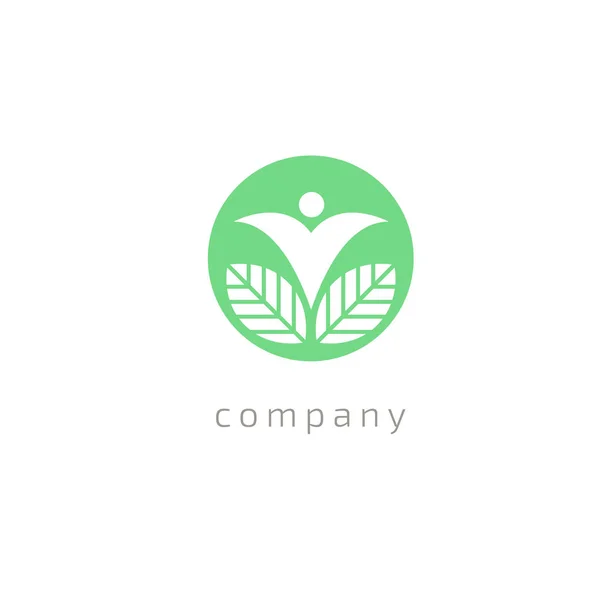 Illustrazione Vettoriale Graphic Design Editable Design Persone Felici Con Logo — Vettoriale Stock