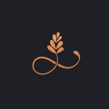 Kraliyet takı, Yoga, Premium Logo. Resort ve restoran tasarlamak