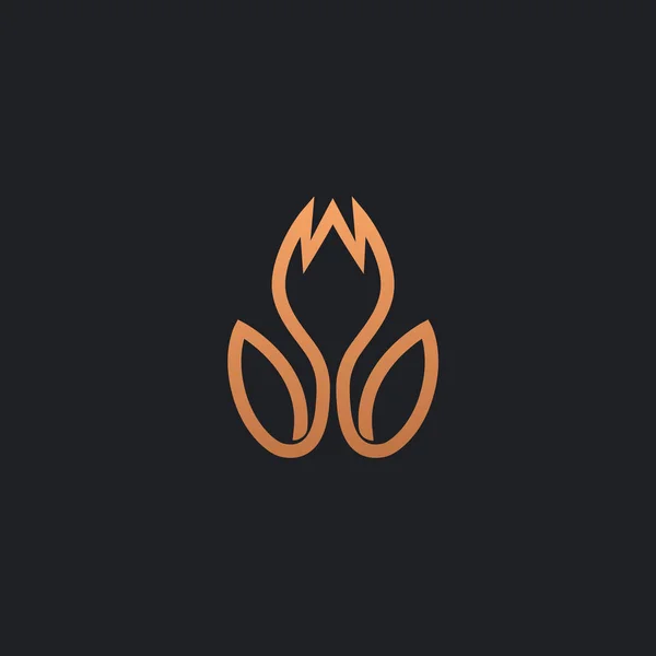 Koninklijke Juwelen Yoga Premium Logo Resort Restaurant Ontwerp Illustratie — Stockvector