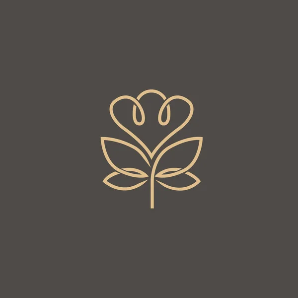 Bijoux Royaux Yoga Logo Premium Illustration Design Resort Restaurant — Image vectorielle