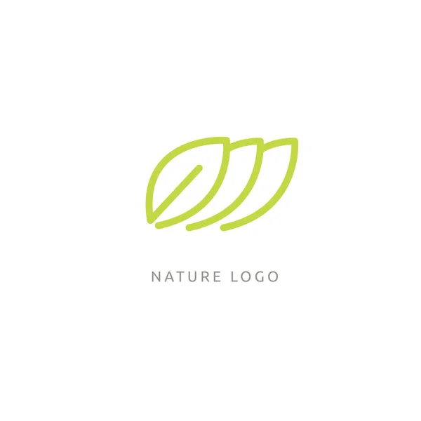 Οικολογία Ευτυχισμένη Ζωή Λογότυπο Έννοια Εικονίδιο Vector Εικονογράφηση Επεξεργάσιμα Γραφιστική — Διανυσματικό Αρχείο