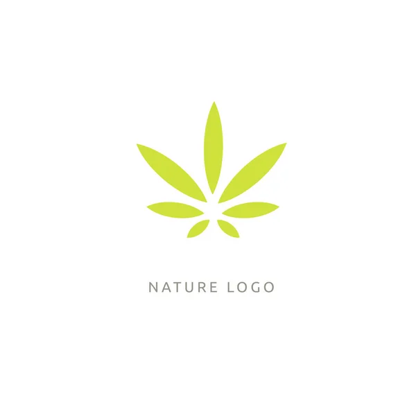 Ecologia Happy Life Icona Del Concetto Logotipo Illustrazione Vettoriale Disegno — Vettoriale Stock