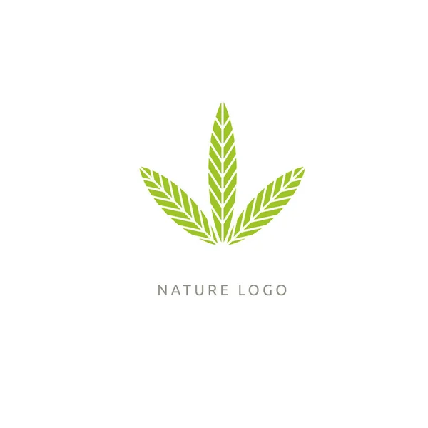 Ecologia Happy Life Icona Del Concetto Logotipo Illustrazione Vettoriale Disegno — Vettoriale Stock
