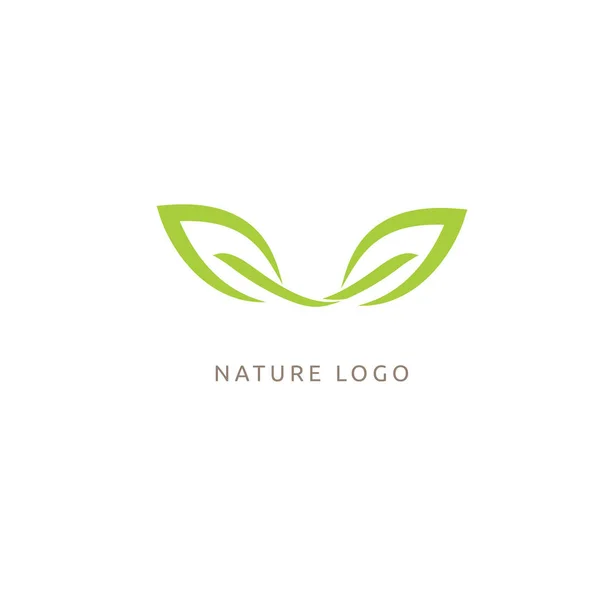 Ecologia Happy Life Icona Del Concetto Logotipo Illustrazione Vettoriale Disegno — Vettoriale Stock