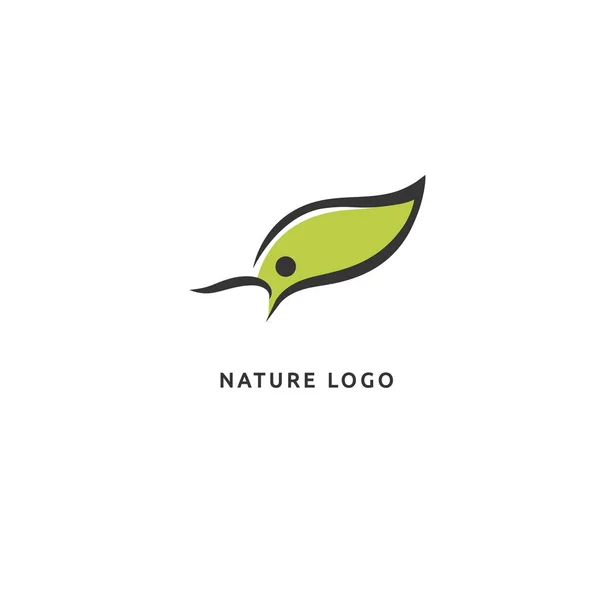 Ecology Happy Life Logotype Concept Icon Vector Illustration Graphic Design — Stock Vector