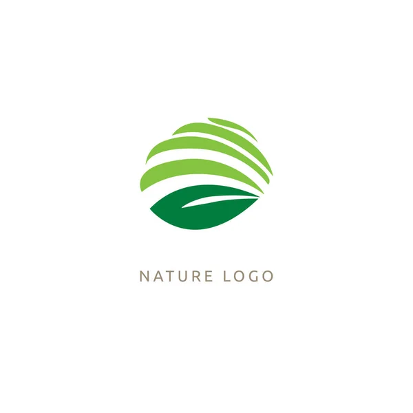 Ecology Happy Life Logotype Concept Icon Vector Illustration Graphic Design — Stock Vector