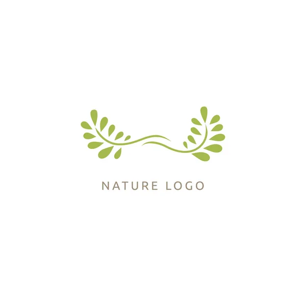 Ícone Conceito Planta Logotipo Ilustração Vetorial Design Editável — Vetor de Stock