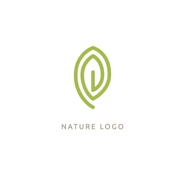 Planta Logotipo Icono Concepto Ilustración Vectorial Diseño Editable — Archivo Imágenes Vectoriales