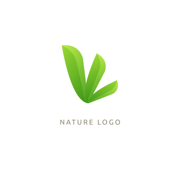 Pflanzliches Logotyp Konzept Symbol Vektorillustration Editierbares Design — Stockvektor