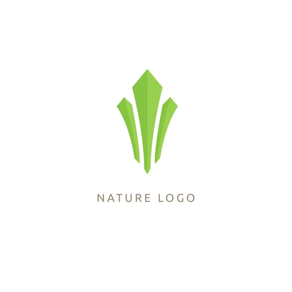 Planta Logotipo Icono Concepto Ilustración Vectorial Diseño Editable — Archivo Imágenes Vectoriales