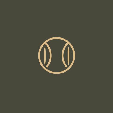 Bitki logo kavramı simge. Vektör çizim, düzenlenebilir tasarım.