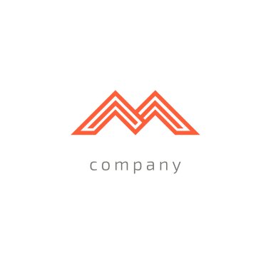 A harfi vektör logosu. Vintage amblem ve logo. İş işareti, kimlik, etiket, rozet baş harfleri