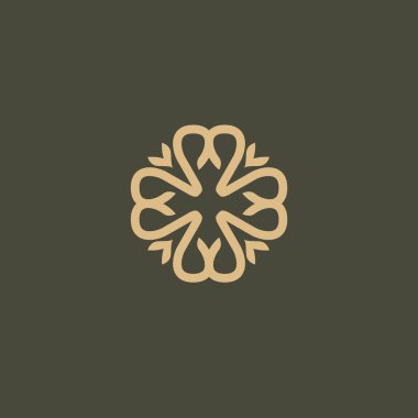 Amblem lüks güzellik spa, kozmetik, takı, otel, Restoran düğün zarif çerçeve