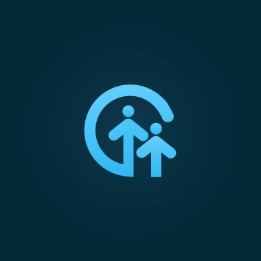 İletişim web işareti kavramı. Vektör çizim, grafik tasarım düzenlenebilir tasarım.