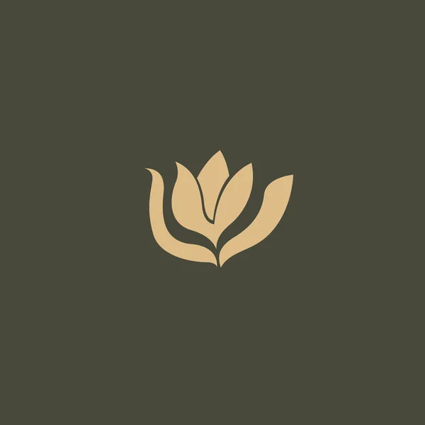 Bijoux Royaux Yoga Logo Premium Illustration Design Resort Restaurant — Image vectorielle