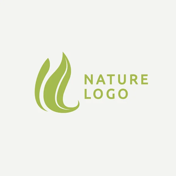 Planta Logotipo Icono Concepto Ilustración Vectorial Diseño Editable — Archivo Imágenes Vectoriales