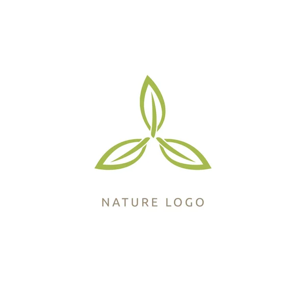 Піктограма Концепції Рослинного Логотипу Векторні Ілюстрації Редагувати Дизайн — стоковий вектор