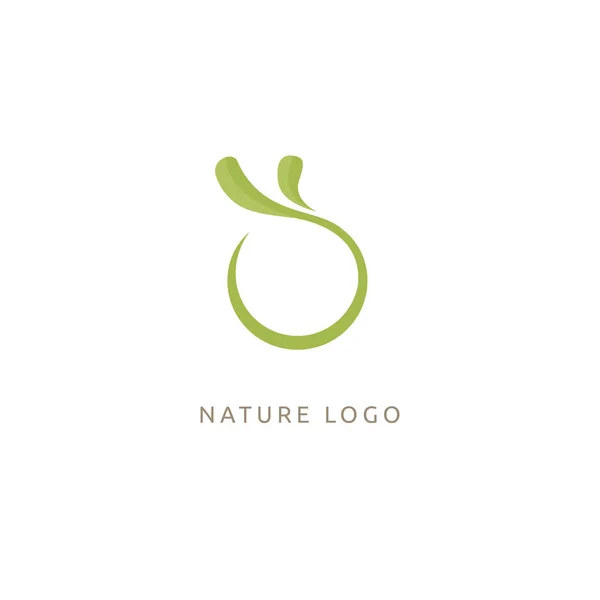 Planta Logotipo Icono Concepto Ilustración Vectorial Diseño Editable — Vector de stock