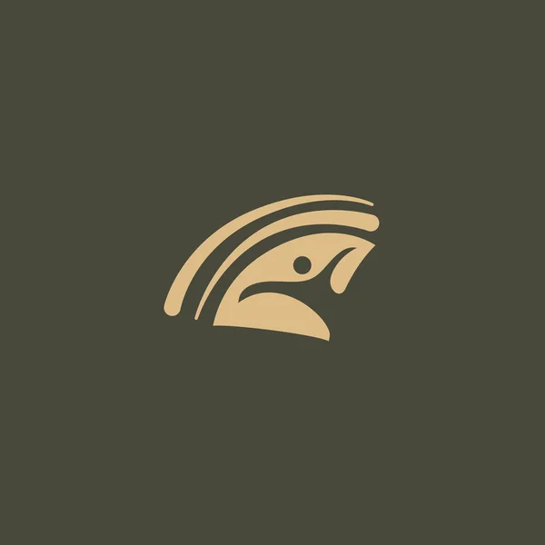 ランドス ケープ デザイン 生態学のベクトルのロゴ 休暇や休日の幸せな生活ロゴタイプ — ストックベクタ