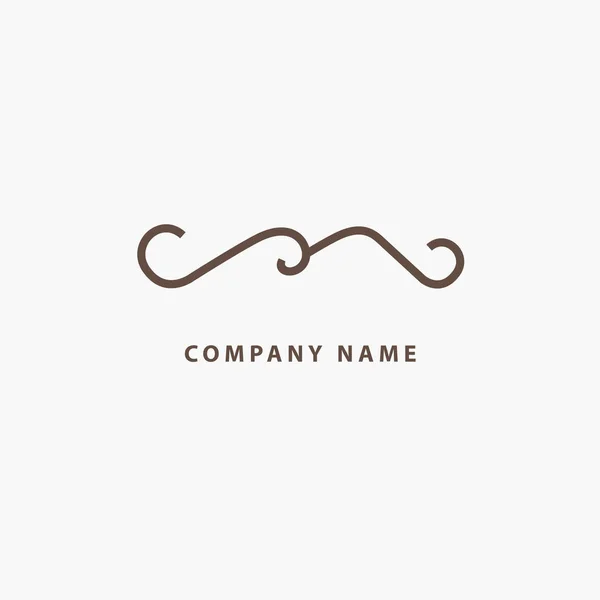 Letter Vector Logo Vintage Insignia Logotype Business Sign Identity Label — Stock Vector