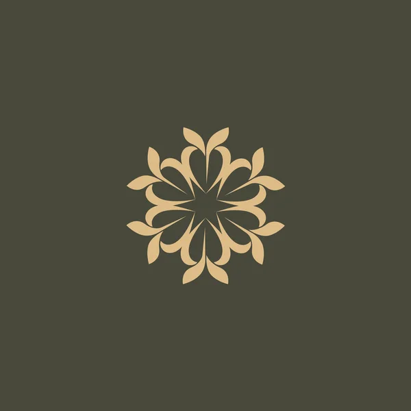 Emblemet Luxury Beauty Spa Kosmetika Smycken Hotel Restaurang Bröllop Elegant — Stock vektor