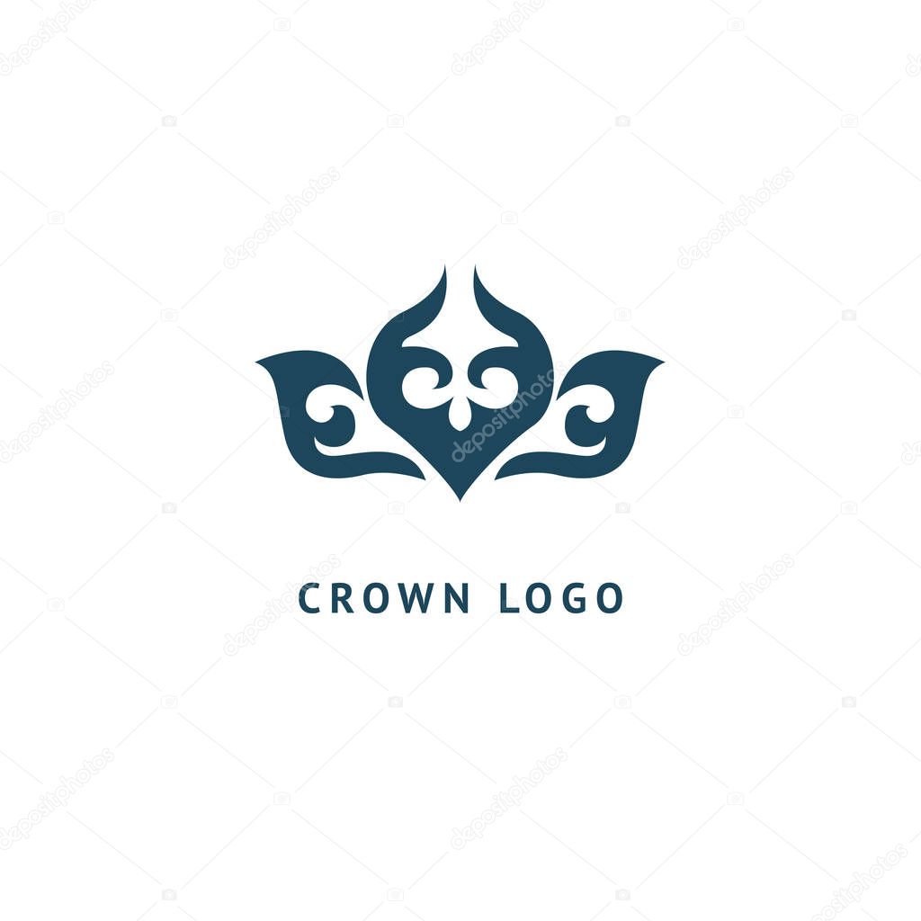 Abstract sign, vector logotype, editable design minimalist sign. Vector stock logo. Illustration design of elegant, premium and royal logotype.