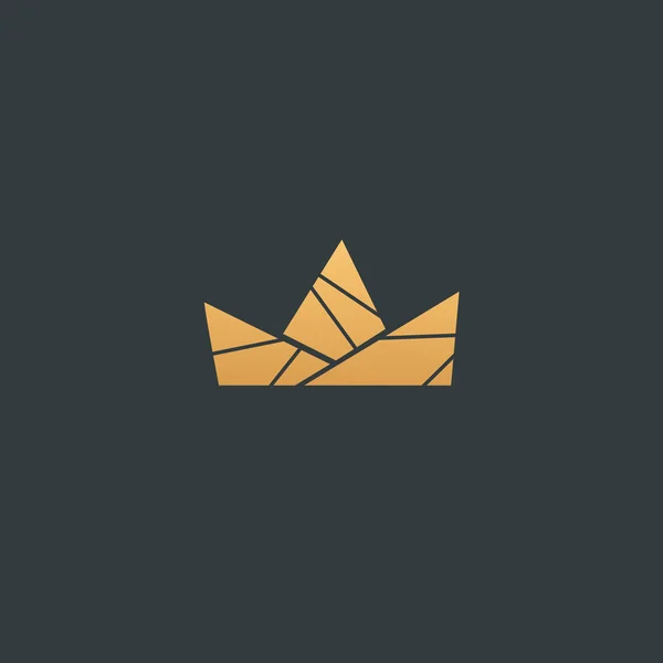 Vetor 王冠ロゴ ベクター デザインを抽象化します。ビューティー サロン、エリート アクセサリー、ジュエリー、ホテル、スパ、結婚を申し込みます。ヴィンテージ装飾アイコン qween、キング、プリンセス. — ストックベクタ