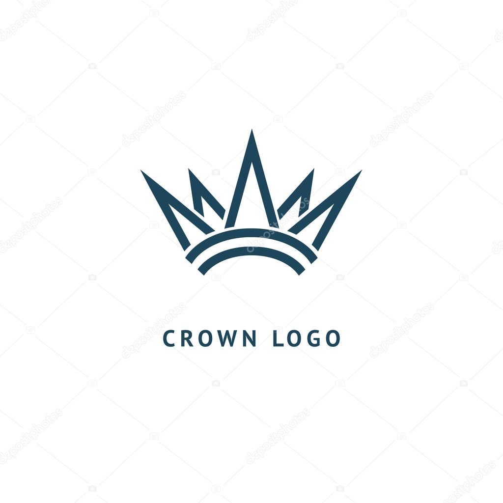 Abstract sign, vector logotype, editable design minimalist sign. Vector stock logo. Illustration design of elegant, premium and royal logotype.