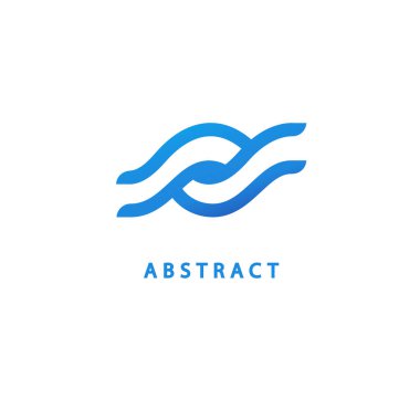 Soyut işareti, vektör logo, düzenlenebilir tasarım minimalist işareti. Vektör hisse senedi logosunu görmeniz gerekir. Zarif, sigorta primi ve Kraliyet logo tasarımını illüstrasyon.