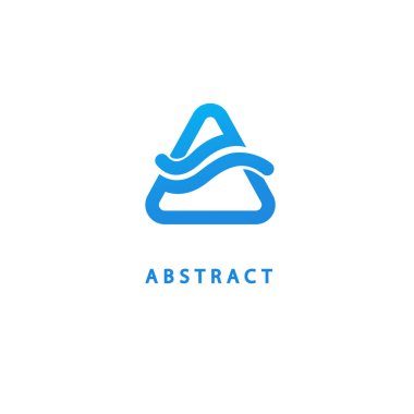 Soyut işareti, vektör logo, düzenlenebilir tasarım minimalist işareti. Vektör hisse senedi logosunu görmeniz gerekir. Zarif, sigorta primi ve Kraliyet logo tasarımını illüstrasyon.