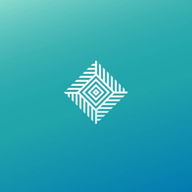 Soyut işareti, vektör logo, düzenlenebilir tasarım minimalist işareti. Vektör hisse senedi logosunu görmeniz gerekir. Zarif, sigorta primi ve Kraliyet logo tasarımını illüstrasyon.