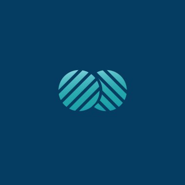 Soyut işareti, vektör logo, düzenlenebilir tasarım minimalist işareti. Vektör hisse senedi logosunu görmeniz gerekir. Zarif, sigorta primi ve Kraliyet logo tasarımını illüstrasyon.