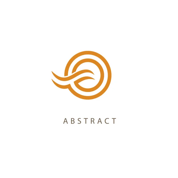 Signo Abstracto Logotipo Vectorial Signo Minimalista Diseño Editable Logo Stock — Archivo Imágenes Vectoriales