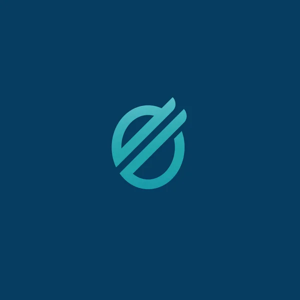 Abstraktní Znak Vektorové Logo Upravitelné Návrh Minimalistické Znamení Vektorové Logo — Stockový vektor