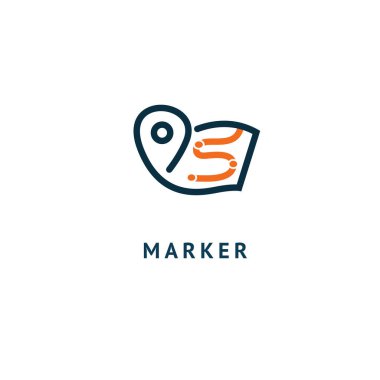 Soyut işareti, vektör logo, düzenlenebilir tasarım minimalist işareti. Vektör hisse senedi logosunu görmeniz gerekir. Zarif, sigorta primi ve Kraliyet logo tasarımını illüstrasyon.