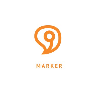 Soyut işareti, vektör logo, düzenlenebilir tasarım minimalist işareti. Vektör hisse senedi logosunu görmeniz gerekir. Zarif, sigorta primi ve Kraliyet logo tasarımını illüstrasyon.