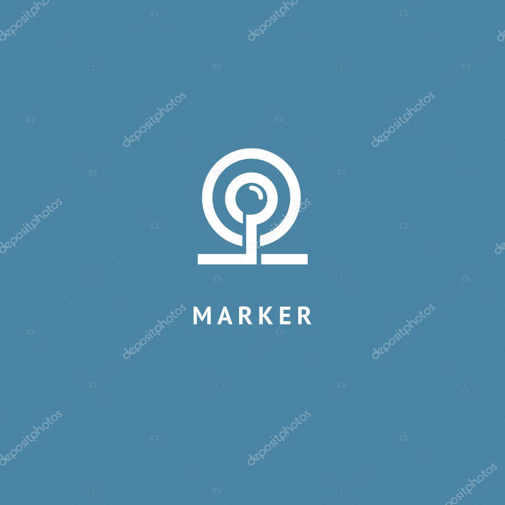 Abstract sign, vector logotype, editable design minimalist sign. Vector stock logo. Illustration design of elegant, premium and royal logotype.