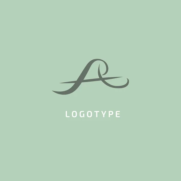 Abstract Sign Vector Logotype Editable Design Minimalist Sign Vector Stock — Stock Vector