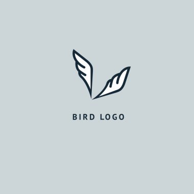 Abstract sign, vector logotype, editable design minimalist sign. Vector stock logo. Illustration design of elegant, premium and royal logotype. clipart