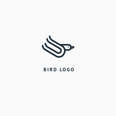 Abstract sign, vector logotype, editable design minimalist sign. Vector stock logo. Illustration design of elegant, premium and royal logotype. clipart