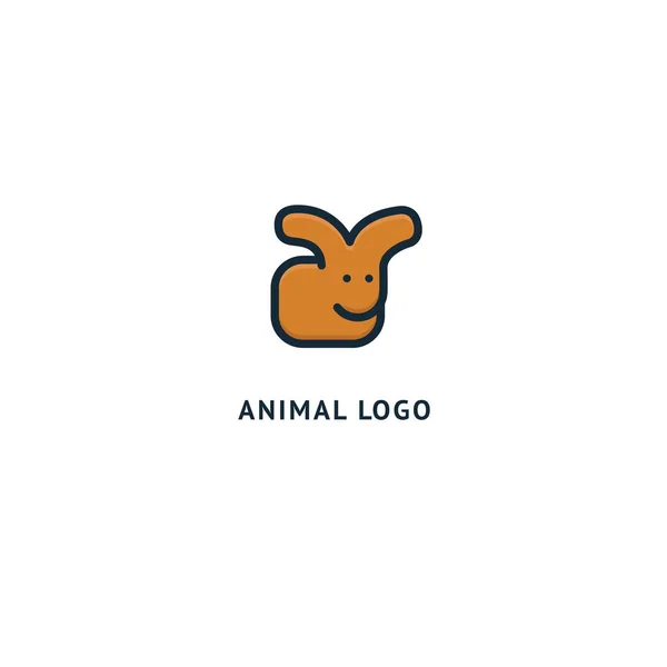 Signo Abstracto Logotipo Vectorial Signo Minimalista Diseño Editable Logo Stock — Vector de stock