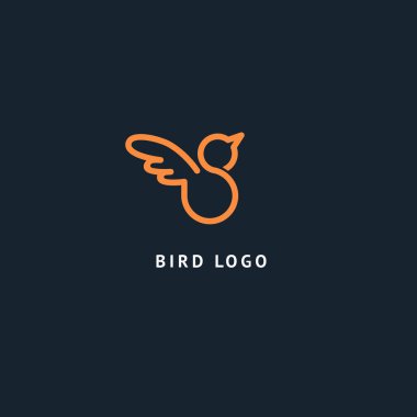 Abstract sign, vector logotype, editable design minimalist sign. Vector stock logo. Illustration design of elegant, premium and royal logotype. clipart