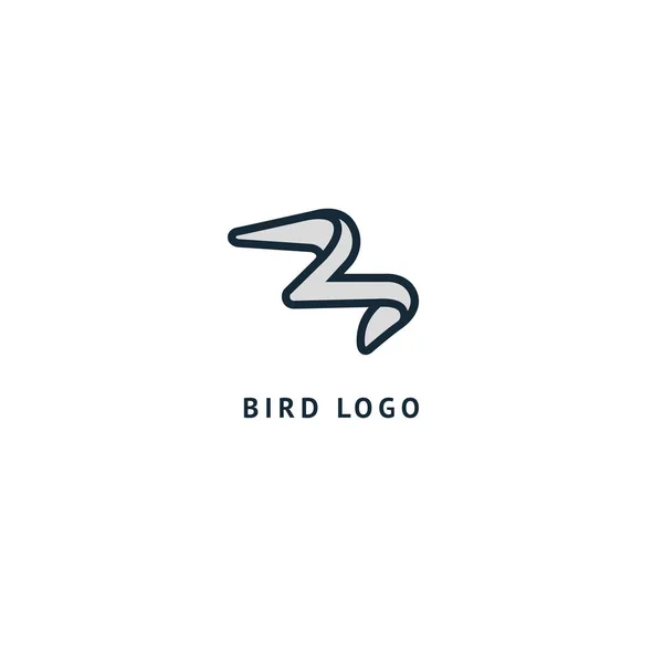 Signo Abstracto Logotipo Vectorial Signo Minimalista Diseño Editable Logo Stock — Vector de stock