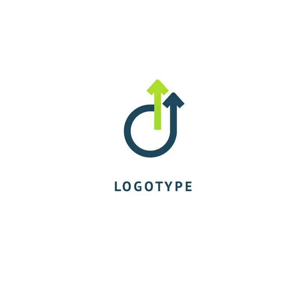 Segno Astratto Logotipo Vettoriale Design Modificabile Segno Minimalista Logo Stock — Vettoriale Stock