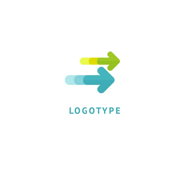 Segno Astratto Logotipo Vettoriale Design Modificabile Segno Minimalista Logo Stock — Vettoriale Stock