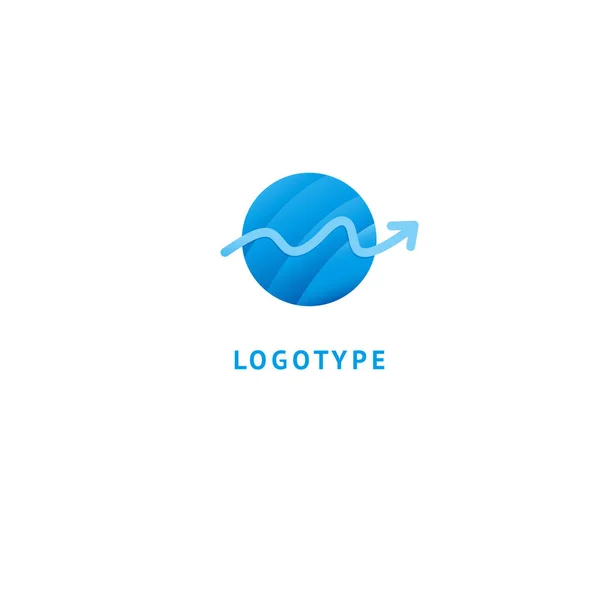 Абстрактний Знак Векторний Логотип Змінений Мінімалістичний Знак Дизайну Векторний Логотип — стоковий вектор